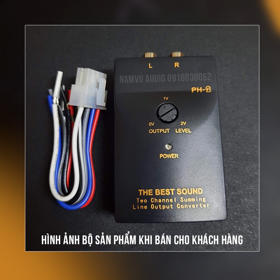Mạch chuyển âm - Converter từ CD ô tô ra âm ly rời, Loa vi tính hoặc Loa siêu trầm