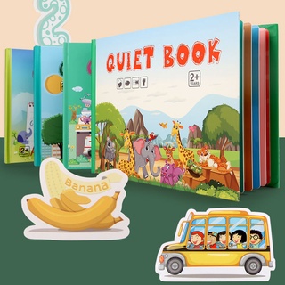 CR-Learning Busy Book Practical Ability Hand-eye Coordination Kids Gift Learning Toys Sensory Quiet Board Book for Children
