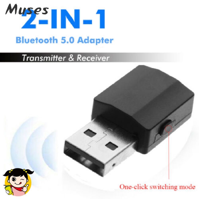 Thiết bị thu phát thông tin 2 trong 1 hỗ trợ Bluetooth 5.0 tiện dụng