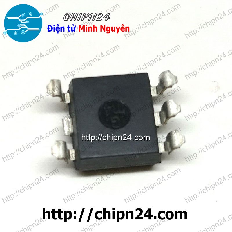 [2 CON] IC EL3053 SOP-6 Đen (SMD Dán) MOC3053S MOC3053 EL3053S EL 3053)