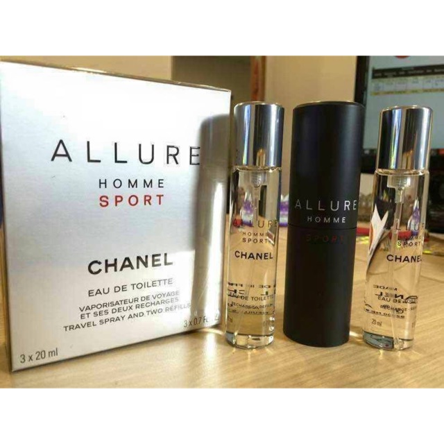 chanel allure 3x15ml