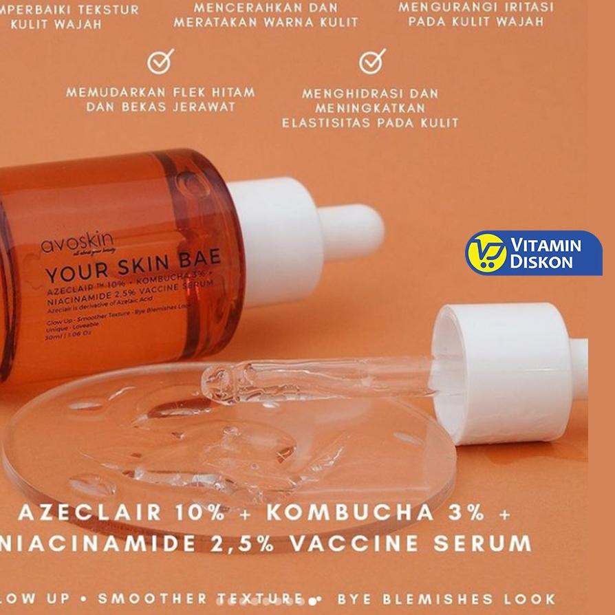 Freeongkir|R-1285||Serum NIACINAMIDE AZECLAIR 10% + Composcha 3% + NIACINAMIDE 2.5% Avoskin YOUR SKIN | BigBuy360 - bigbuy360.vn
