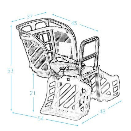 Ghế ngồi xe đạp cho bé OGK Japan - RBC-009S3 (Made in Japan)