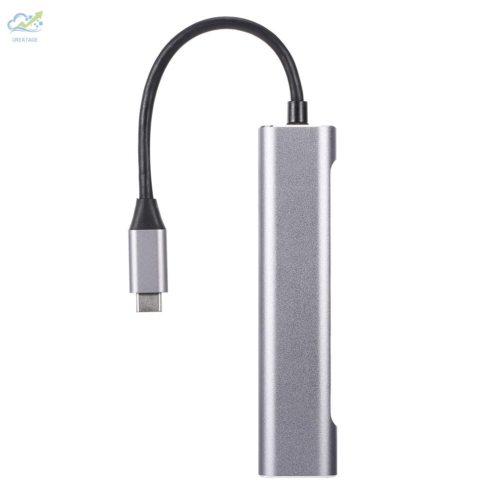 Bộ Chuyển Đổi Usb 3.0 Type-C Sang 4k Hd 5 Trong 1