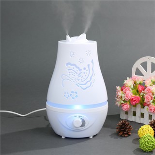 Máy xông tinh dầu khuếch tán hương thơm, khử mùi phòng, phun sương tạo ẩm,tặng tinh dầu 10ml
