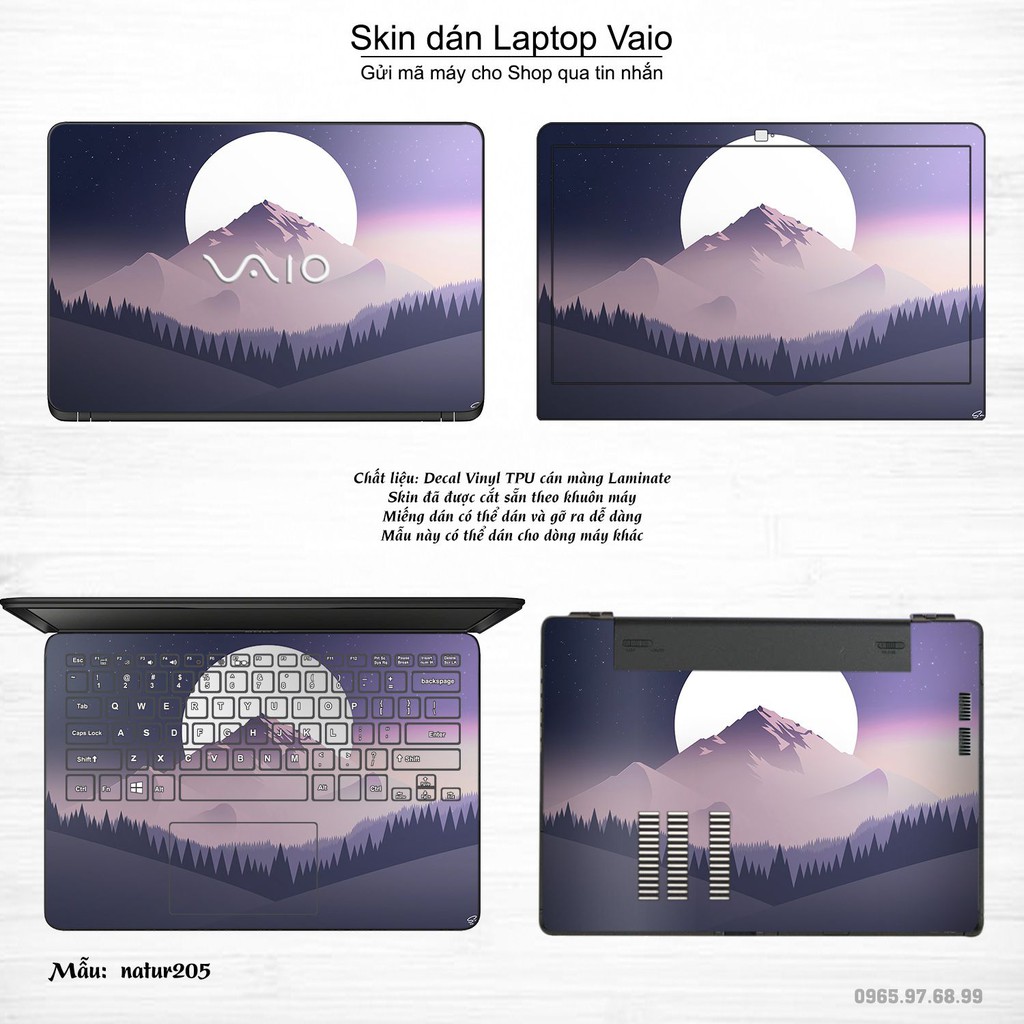 Skin dán Laptop Sony Vaio in hình thiên nhiên _nhiều mẫu 8 (inbox mã máy cho Shop)