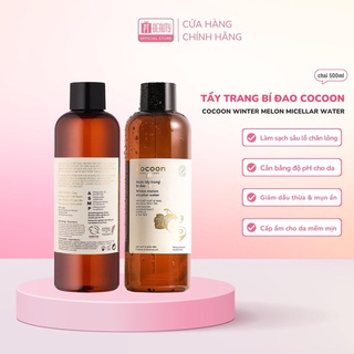 Nước tẩy trang bí đao Cocoon tẩy sạch makeup và cấp ẩm 500ml