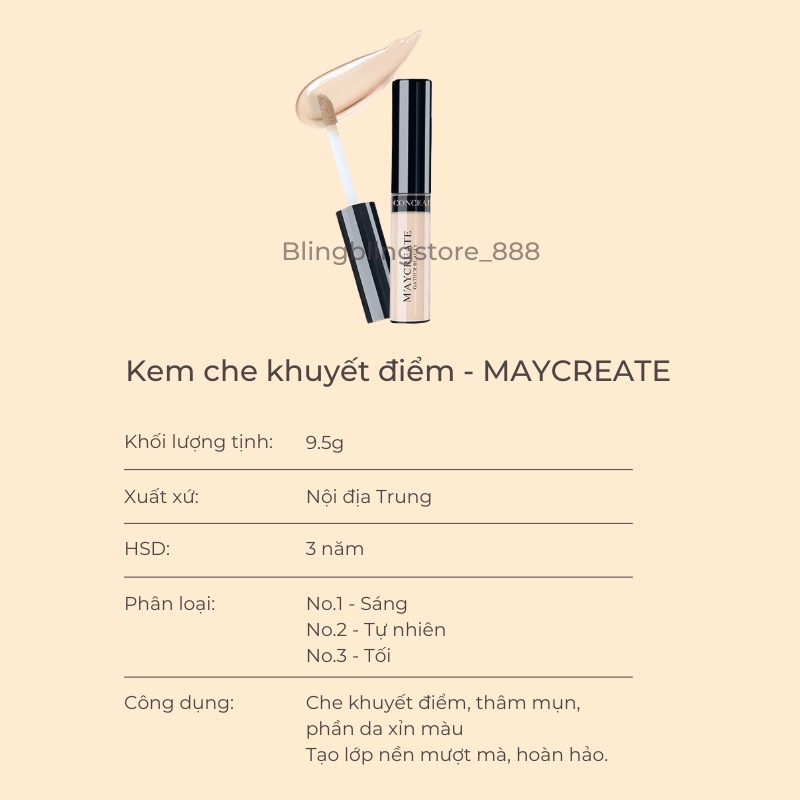 Kem Che Khuyết Điểm Nội Địa Trung MAYCREATE | BigBuy360 - bigbuy360.vn