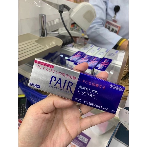 Kem Ngừa Mụn Pair Acne W Cream 24gr Nội Địa Nhật Bàn