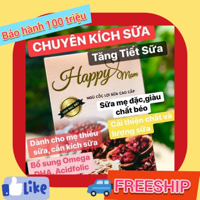 Ngũ cốc Siêu lợi sữa đặc biệt cao cấp Happy Mom