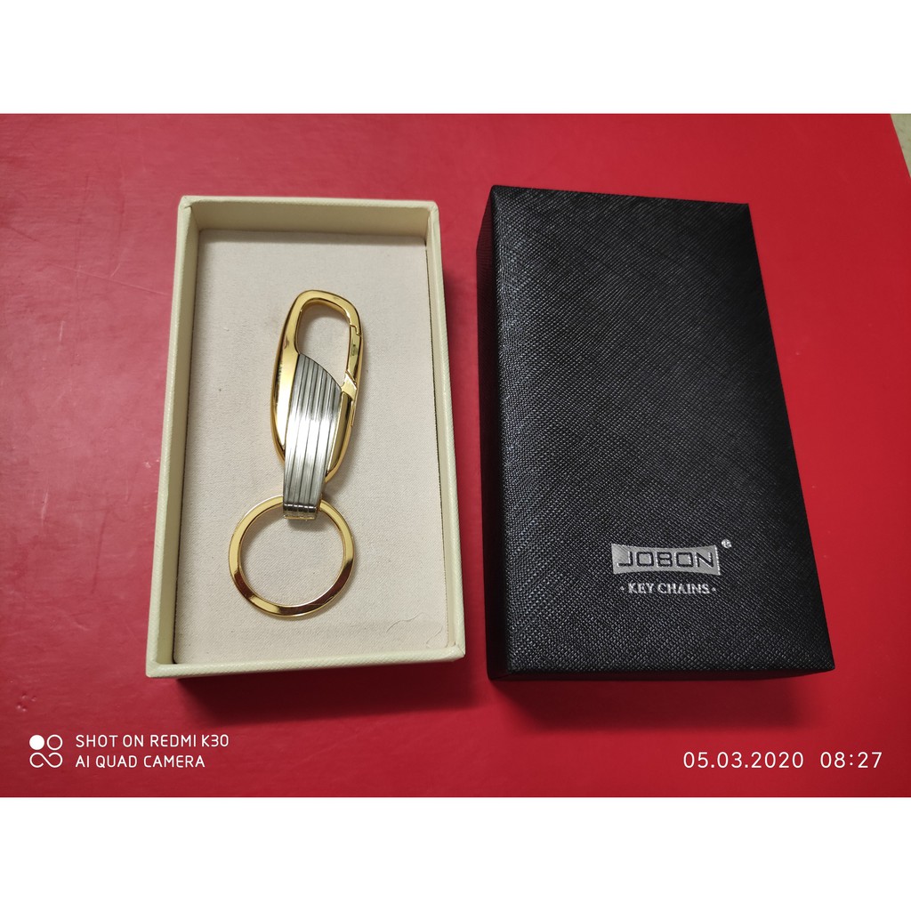 Móc khóa xe hơi cao cấp Jobon Business car keychain -có hộp đựng sang trọng