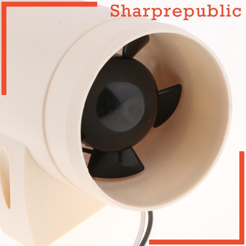 [SHARPREPUBLIC] 3 Inch 12V In Line Boat Bilge Blower Cool Fan Marine Cabin Ventilation | BigBuy360 - bigbuy360.vn