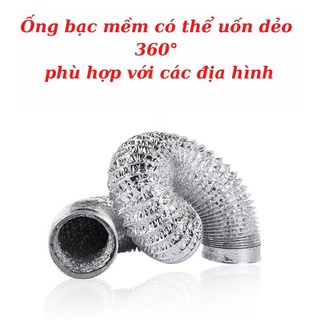 Ống bạc hút mùi thông gió Ø150*8m