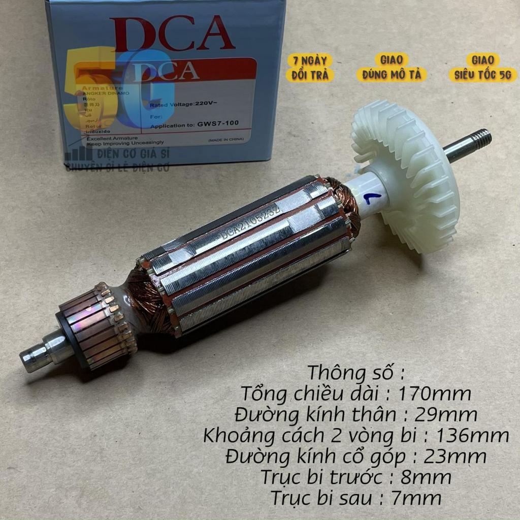 Rotor Máy Mài Bosch GWS7-100 7-100 7-125 | Ruột Máy Mài 7-100 7-125 DCA LOẠI TỐT