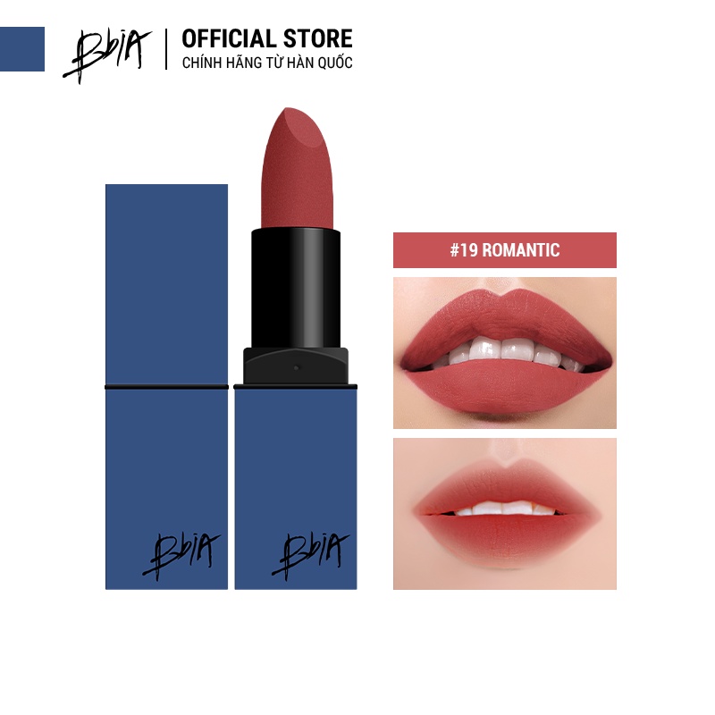 Son Thỏi Lì Bbia Last Lipstick Version 4 (5 Màu) 3.5g - Bbia Official Store