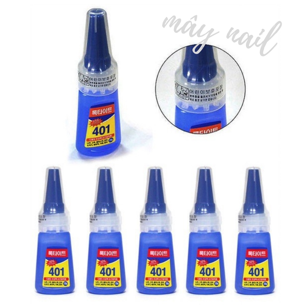 Keo 401 chuyên gắn móng, đá, phụ kiện