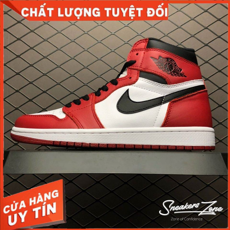 (FREESHIP+HỘP+QUÀ) Giày Thể Thao Sneakers AIR JORDAN 1 Retro High Chicago đỏ trắng cao cổ cực đẹp cho cả nam và nữ | BigBuy360 - bigbuy360.vn