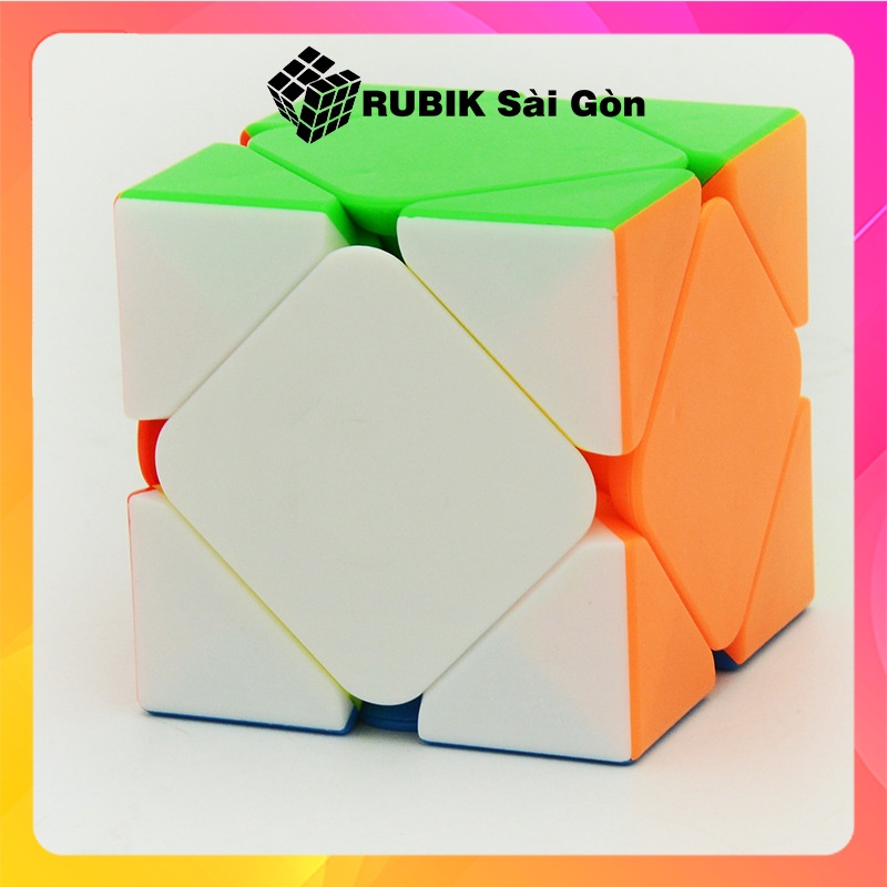 Rubik Skewb Stickerless MoYu MeiLong - Ru Bic Biến Thể - Ru Bíc MoYu MeiLong Xoay Mượt, Nhẹ Nhàng