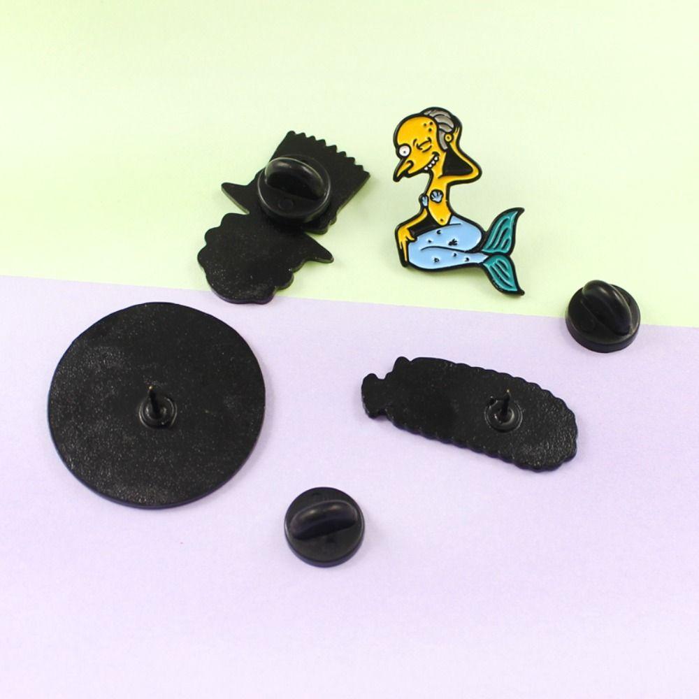 Huy Hiệu Cài Áo Hình Giày Hoạt Hình Simpson Cho Bé