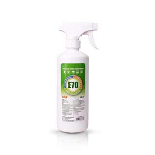 Rửa tay khô, xịt sát khuẩn, chai 500ml E70 hương trà xanh