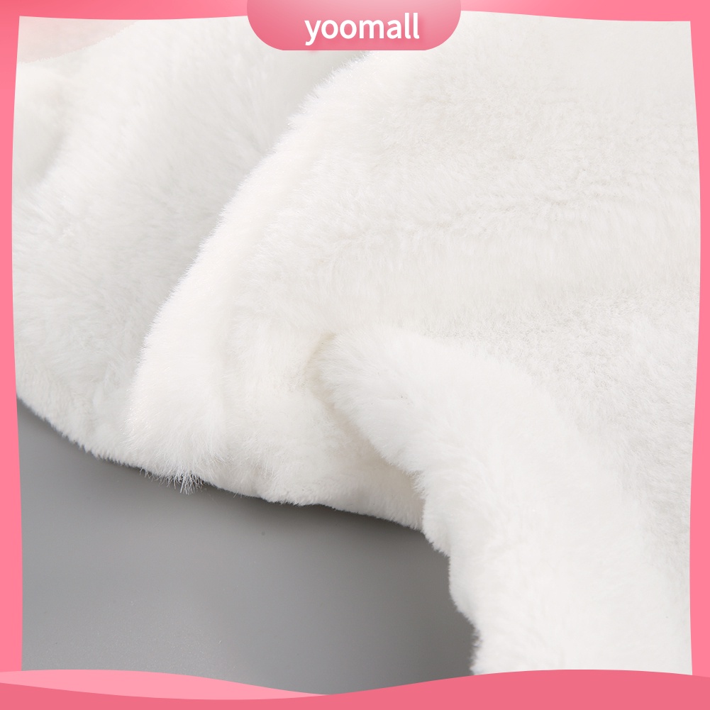 Mũ Trùm Đầu Nâng Cơ Tai Vải Nỉ Thiết Kế Tai Thỏ Dễ Thương Thời Trang Mùa Đông Cho Nữ