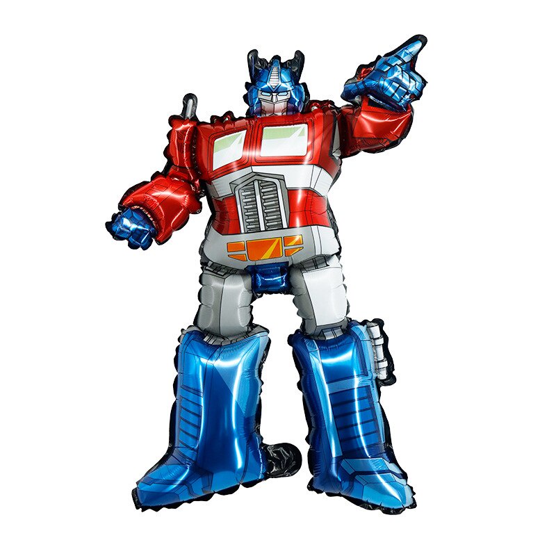 Transformers Bong Bóng Giấy Bạc Hình Optimus Prime Hornet Trang Trí Tiệc Sinh Nhật Cho Bé Trai