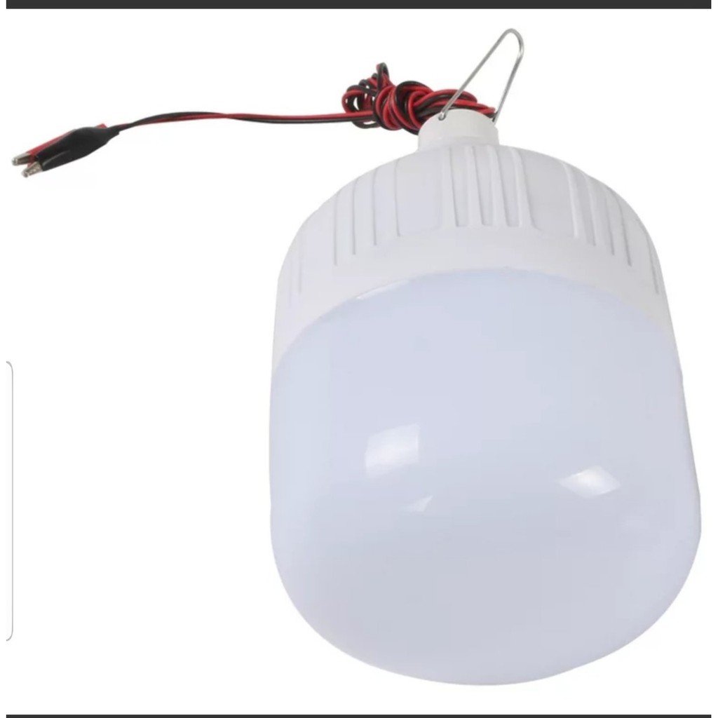 bóng đèn 20W 12V đến 85v  DC  siêu sáng  có đầu kẹp cá sấu  tiện dụng