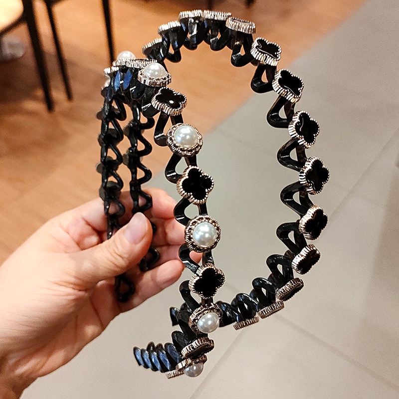 Cài tóc đính đá hình hoa xinh xắn cho nữ