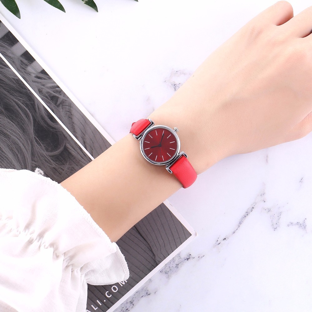 Đồng hồ đeo thạch anh dây da cho nữ | BigBuy360 - bigbuy360.vn