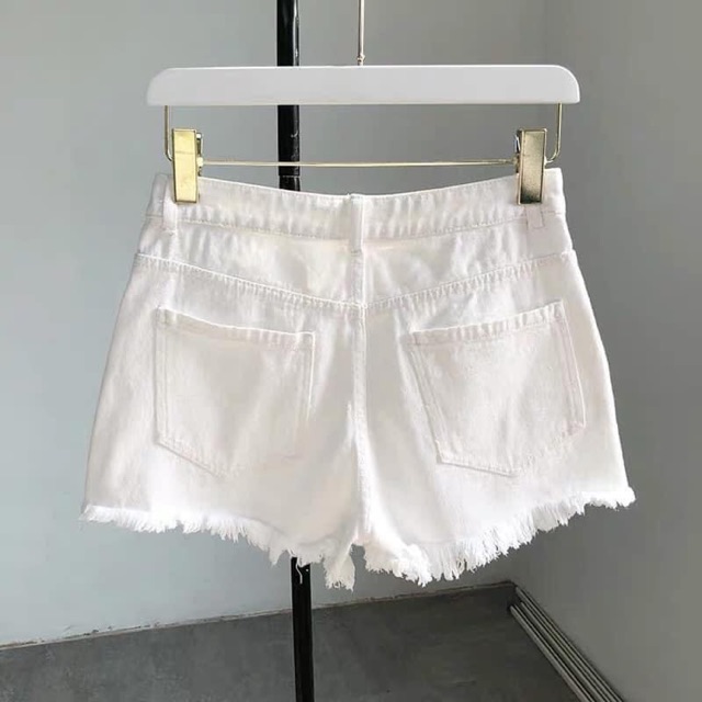Quần short jean trắng Quần short jean trắng Quần short jean trắng Quần short jean trắng Quần short j