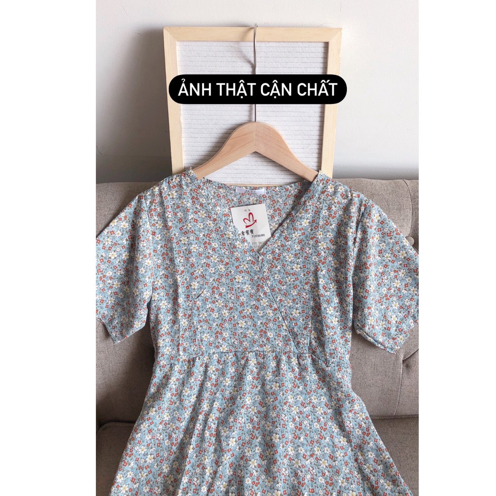 Váy voan tơ cao cấp bèo tiểu thư, đầm nữ cổ bèo màu be Emmei -v127 | BigBuy360 - bigbuy360.vn