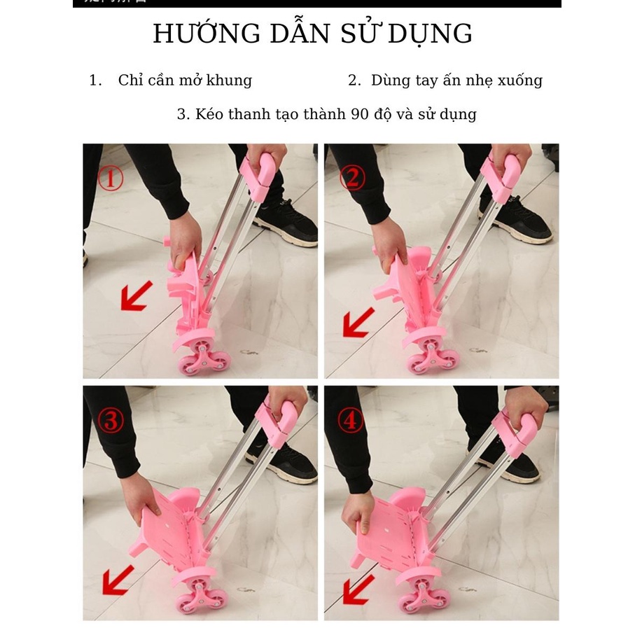 Cần Kéo Cho Balo Kéo 3 Bánh Cho Học Sinh Đi Học Hàng Loại 1