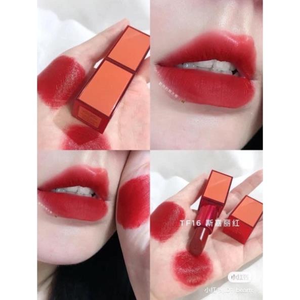 Son Tom Ford vỏ cam limited màu 16 Scarlet Rouge
