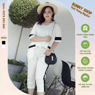 BOBEO004 - Bộ đồ cho người béo mập mũm mĩm bigsize che bụng mỡ cho người từ 40kg - 130kg