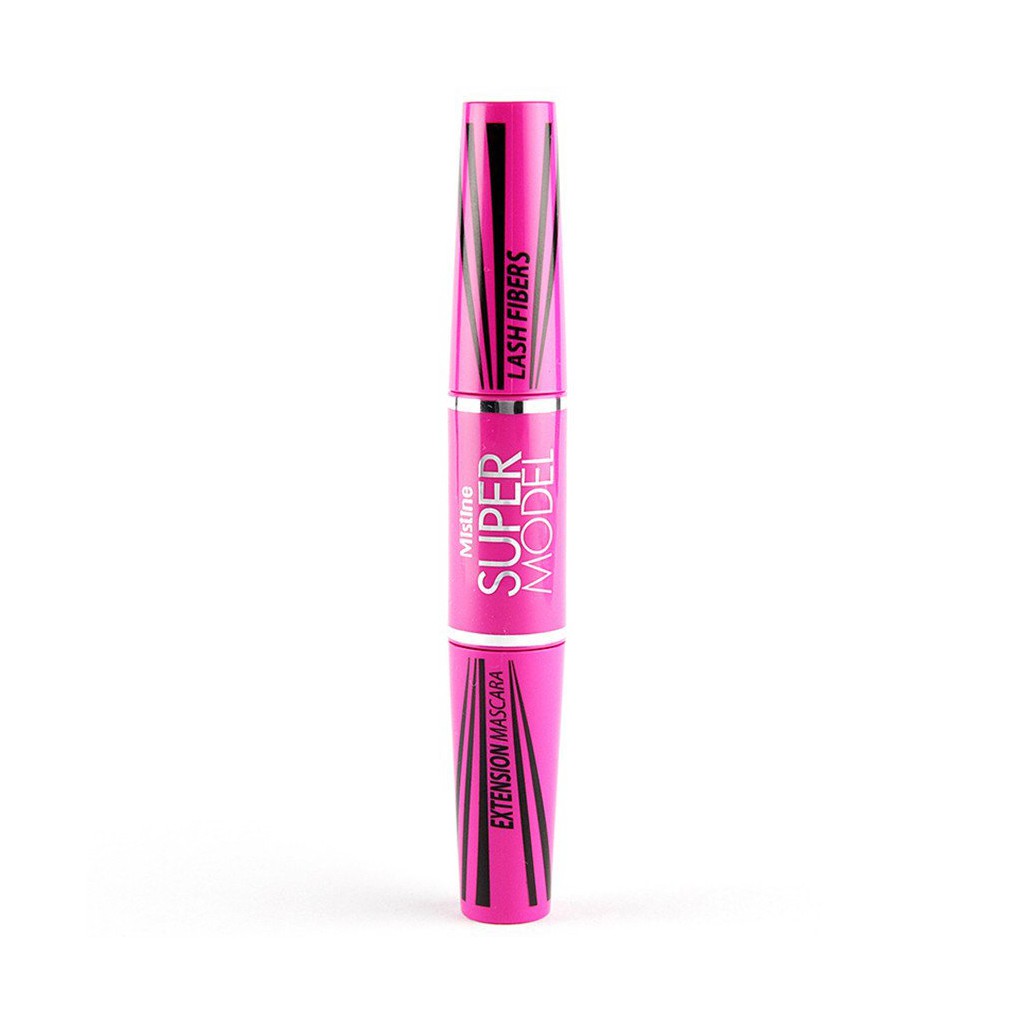 Mascara Đa Năng 2 Đầu Mistine Super Model Miracle Lash Black Mascara