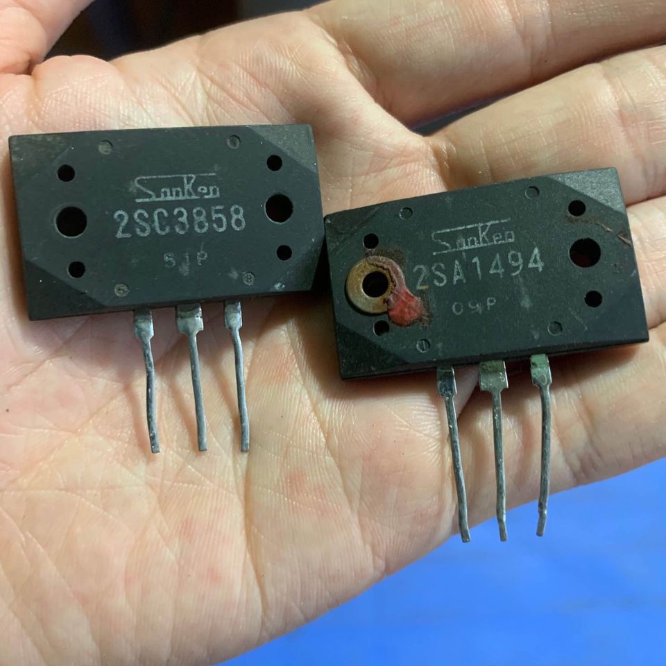 A1494 C3858 cặp saken 2 vít 2SC3858 2sA1494 dòng 17A 200V hàng tháo máy