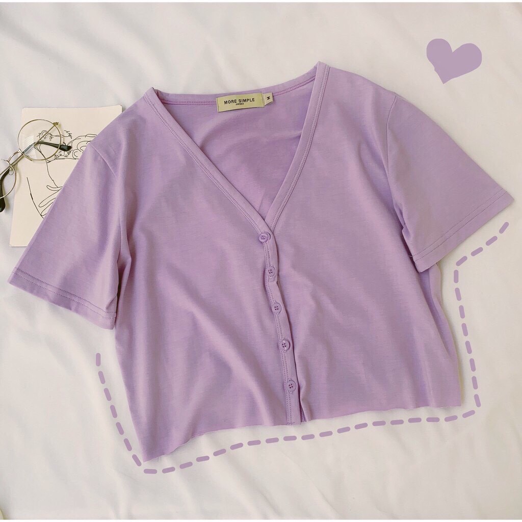 áo thun croptop nữ body cổ tim siêu cá tính và năng động 0093