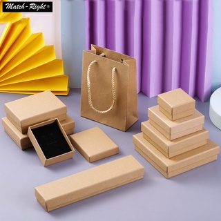Hộp đựng trang sức bằng giấy kraft phong cách cổ điển tiện dụng