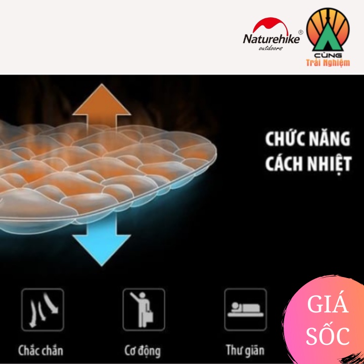 Đệm Hơi TPU Siêu Nhẹ Kèm Gối NatureHike NH19Z012-P
