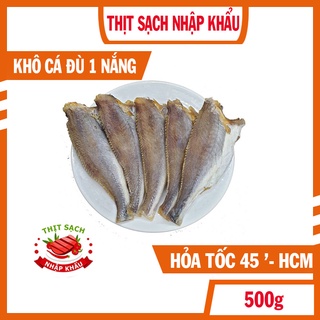 Chỉ giao - HCM  Khô cá đù một nắng , đặc sản miền Tây, thịt thơm đóng gói