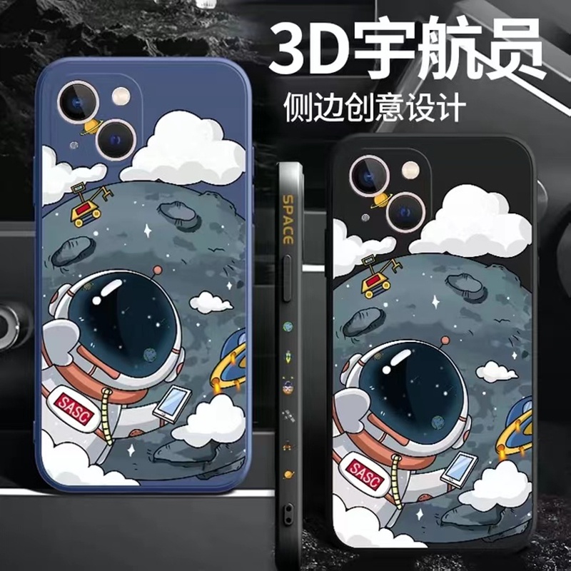 Ốp Điện Thoại Hình Phi Hành Gia Cho iPhone 11 Pro MAX 12 Pro MAX 13 Pro MAX X XS MAX XR 6 6s 7 plus 8plus Se2