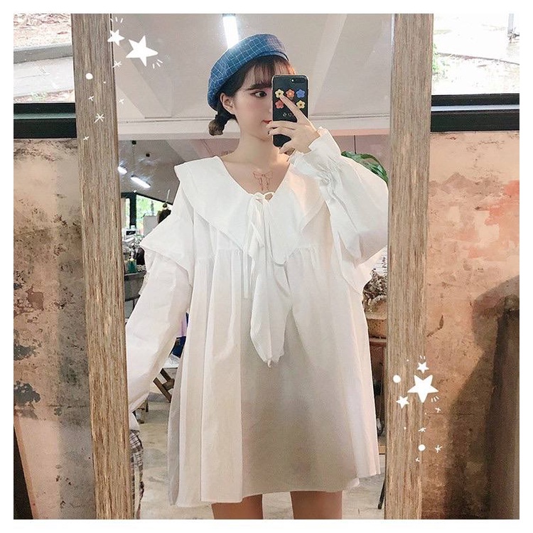 Đầm Babydoll Form rộng bánh bèo 1184