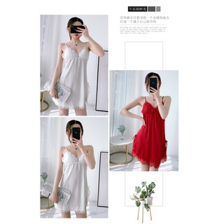 Váy Lụa 2 Dây Có Lót Ngực X14