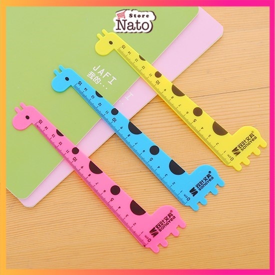 BỘ 4 THƯỚC KẺ 4 MÀU