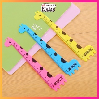 Combo 2 BỘ 4 THƯỚC KẺ 4 MÀU