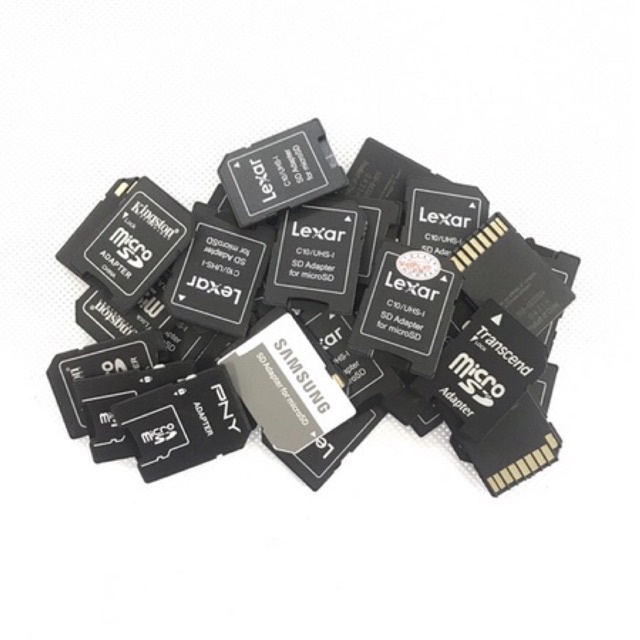 Adapter chuyển đổi thẻ nhớ Micro SD sang thẻ SD (có thể gọi là áo thẻ)