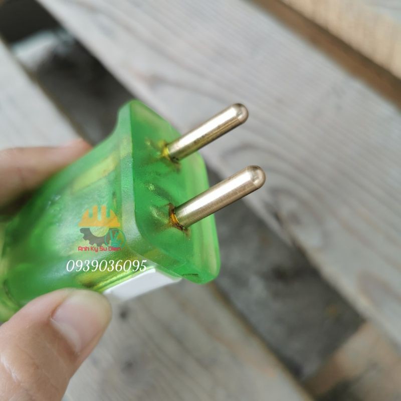Phích Cắm Điện Cao Su Đúc Chống Vỡ - Có Led Báo Nguồn