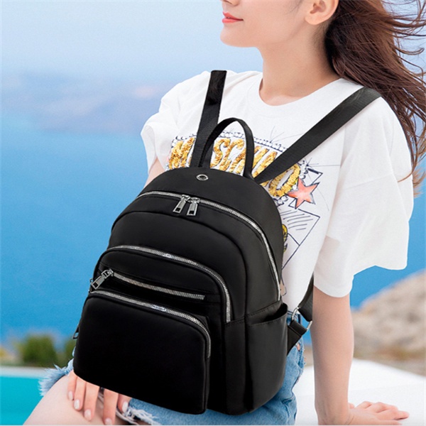 Balo Vải Oxford Cỡ Lớn Phong Cách Retro Cho Nữ Lưng