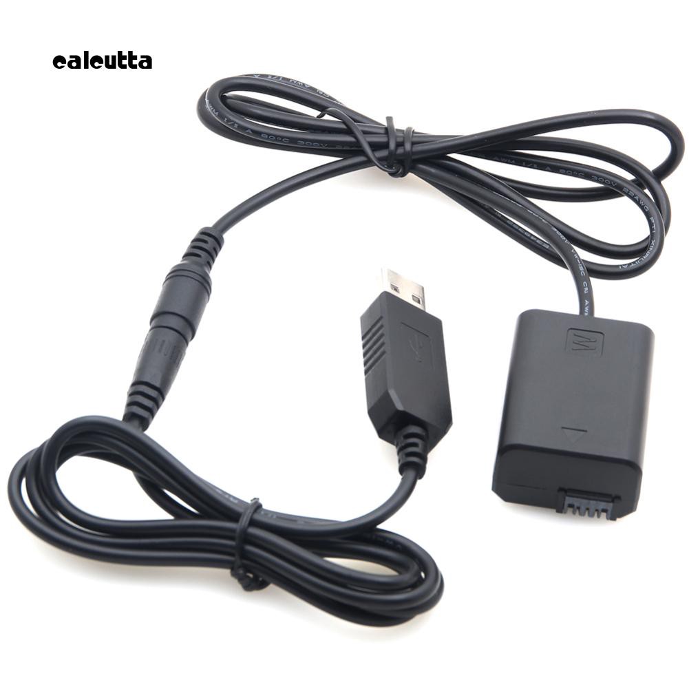 cal_5V USB for AC-PW20 NP-FW50 NP FW50 Fake Battery for Sony A7 A7K A7M2 A7M2K A7R