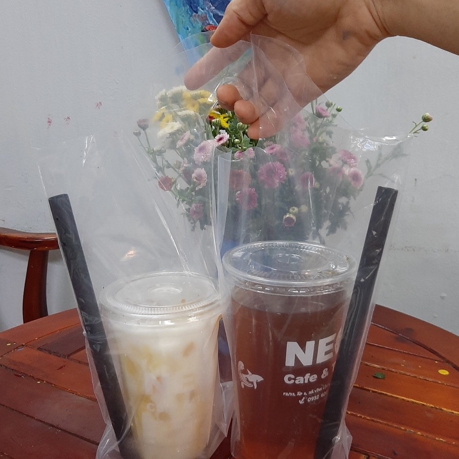 Túi Seal 1 Ly, 2 Ly KHÔNG IN Đựng Trà Sữa, Nước Ép, Sinh Tố... | Số lượng: 1kg